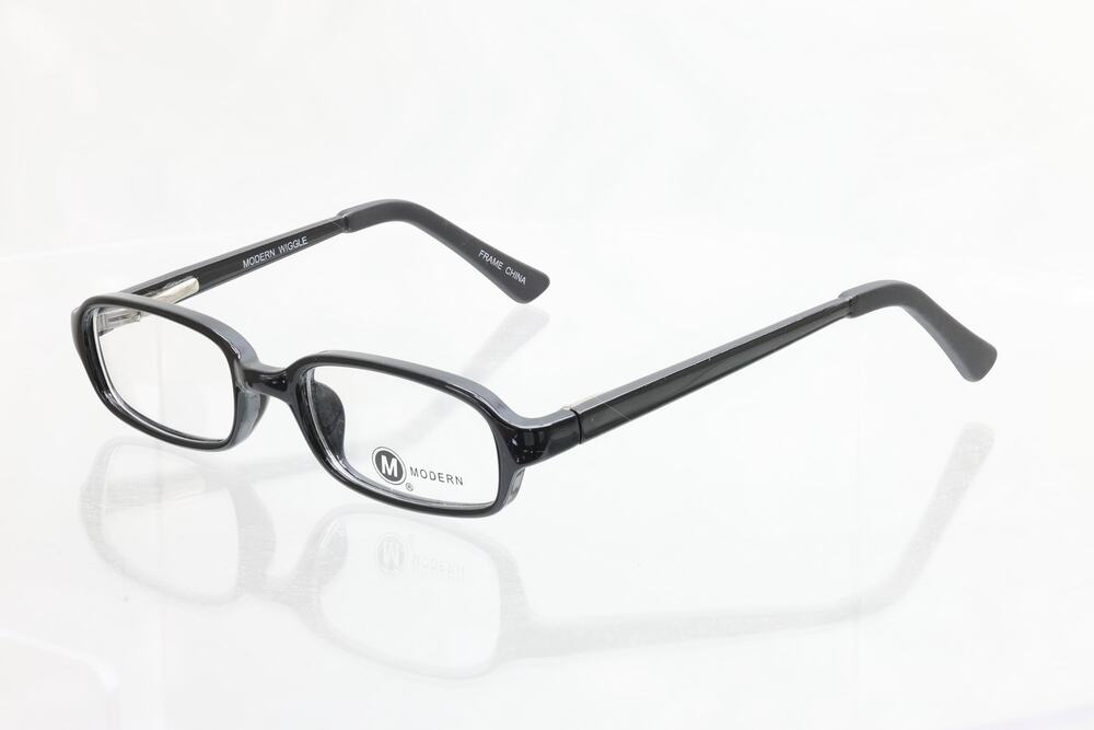 Modern Wiggle Black 42-18-125mm Eyeglass FRAMES ONLY - NEW/WITHOUT TAGS